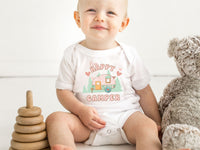 Cute One Happy Camper - Matching Family Birthday Tees
