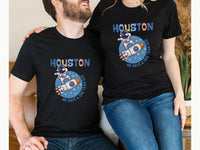 Astronaut Dabbing on Rocket Ship - Space Theme Tee