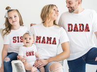 Family Matching Mixed Berry First Birthday Tshirts