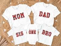 Family Matching Mixed Berry First Birthday Tshirts