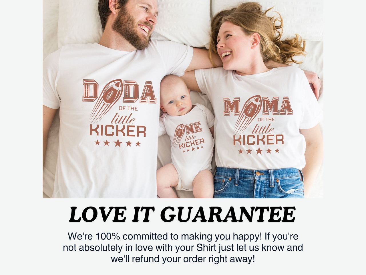 One Little Kicker - Football 1st Birthday Tee