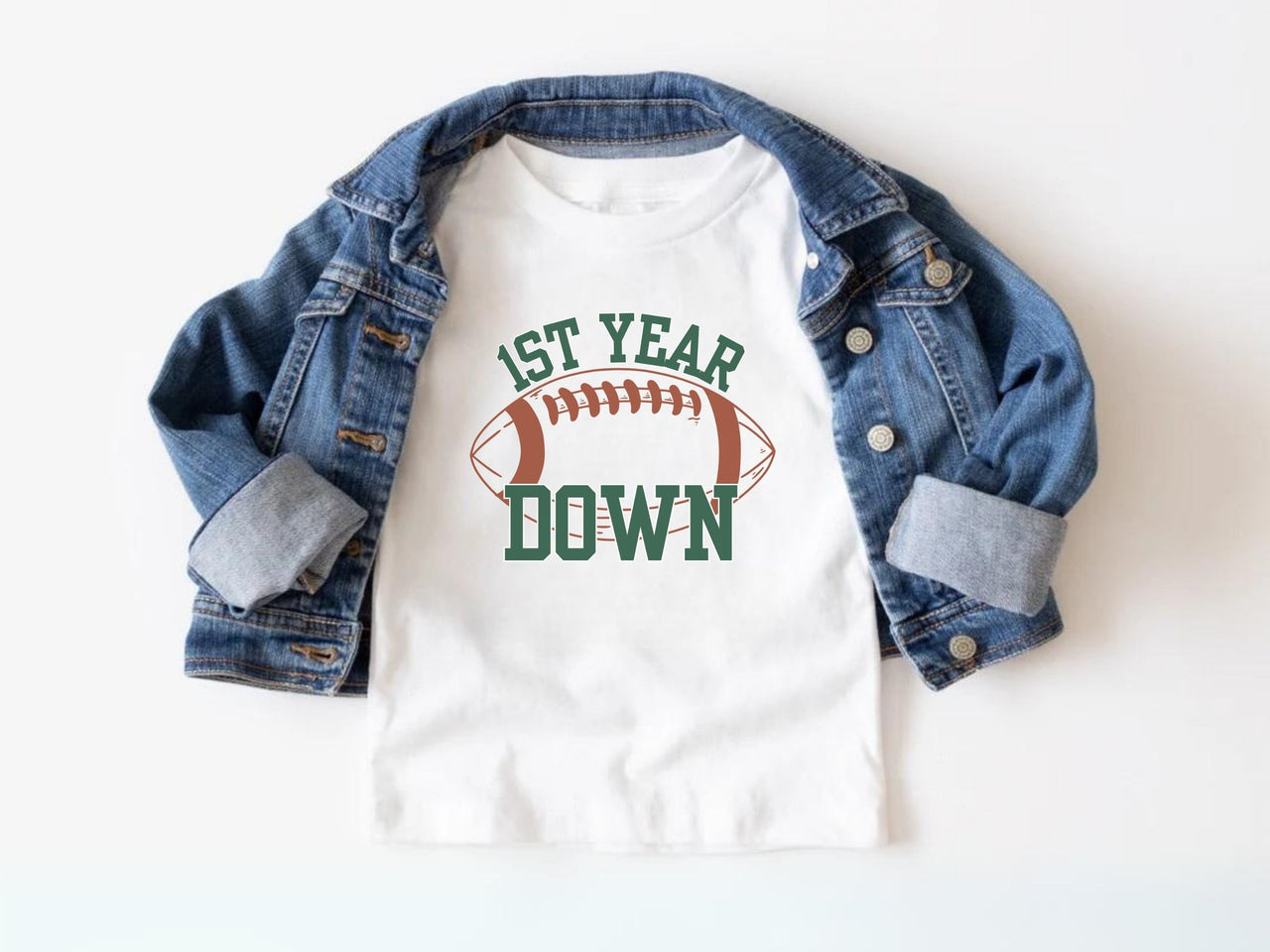 Football Theme 1st Birthday Shirt – Perfect Game Day Tee