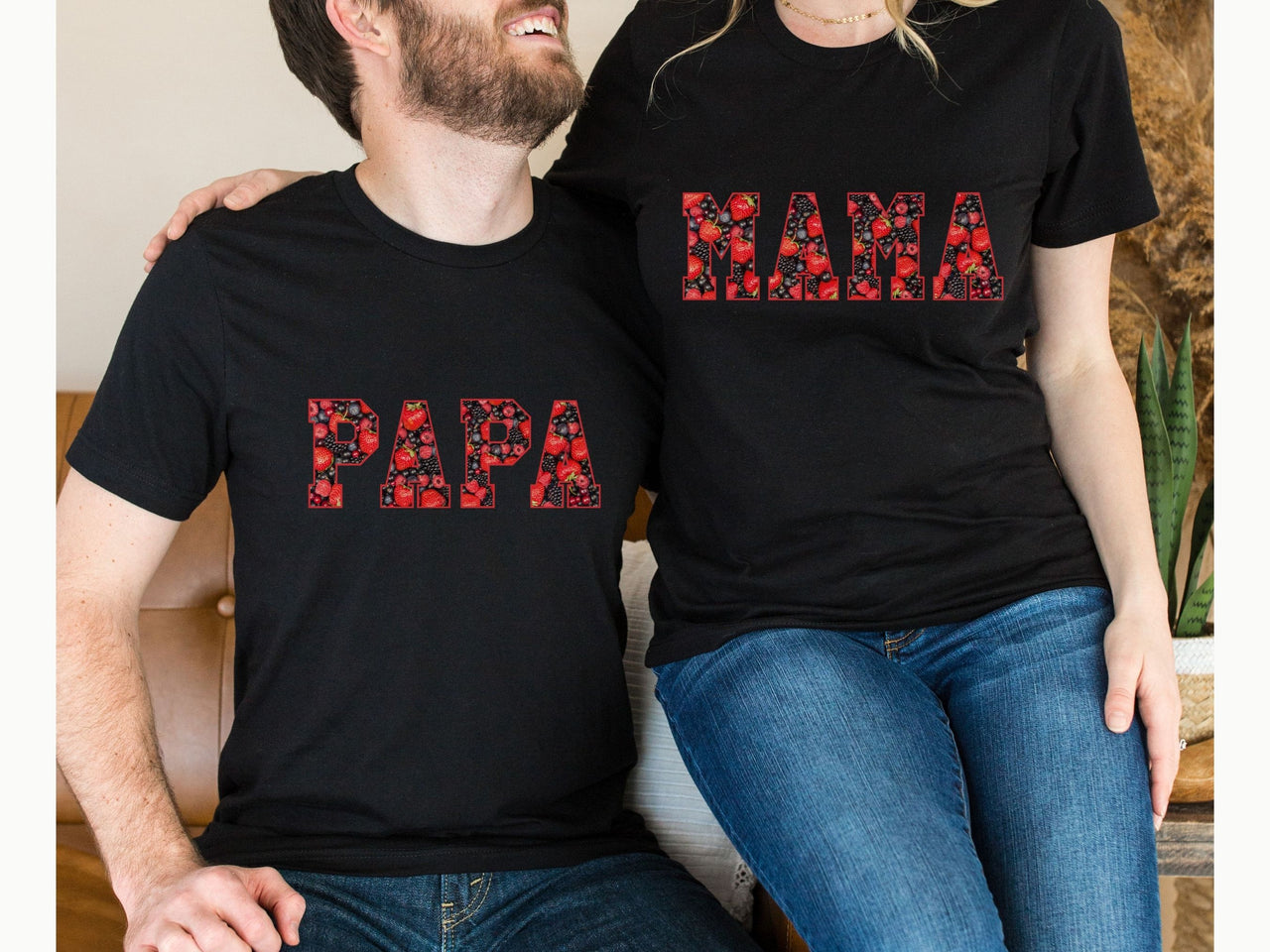 Family Matching Mixed Berry First Birthday Tshirts