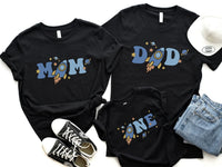 Rocket Ship - Space Themed 1st Birthday Shirts