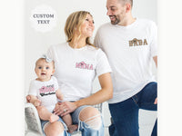 Personalized Pink & Brown Pocket Design Tee - Rodeo 1st Birthday