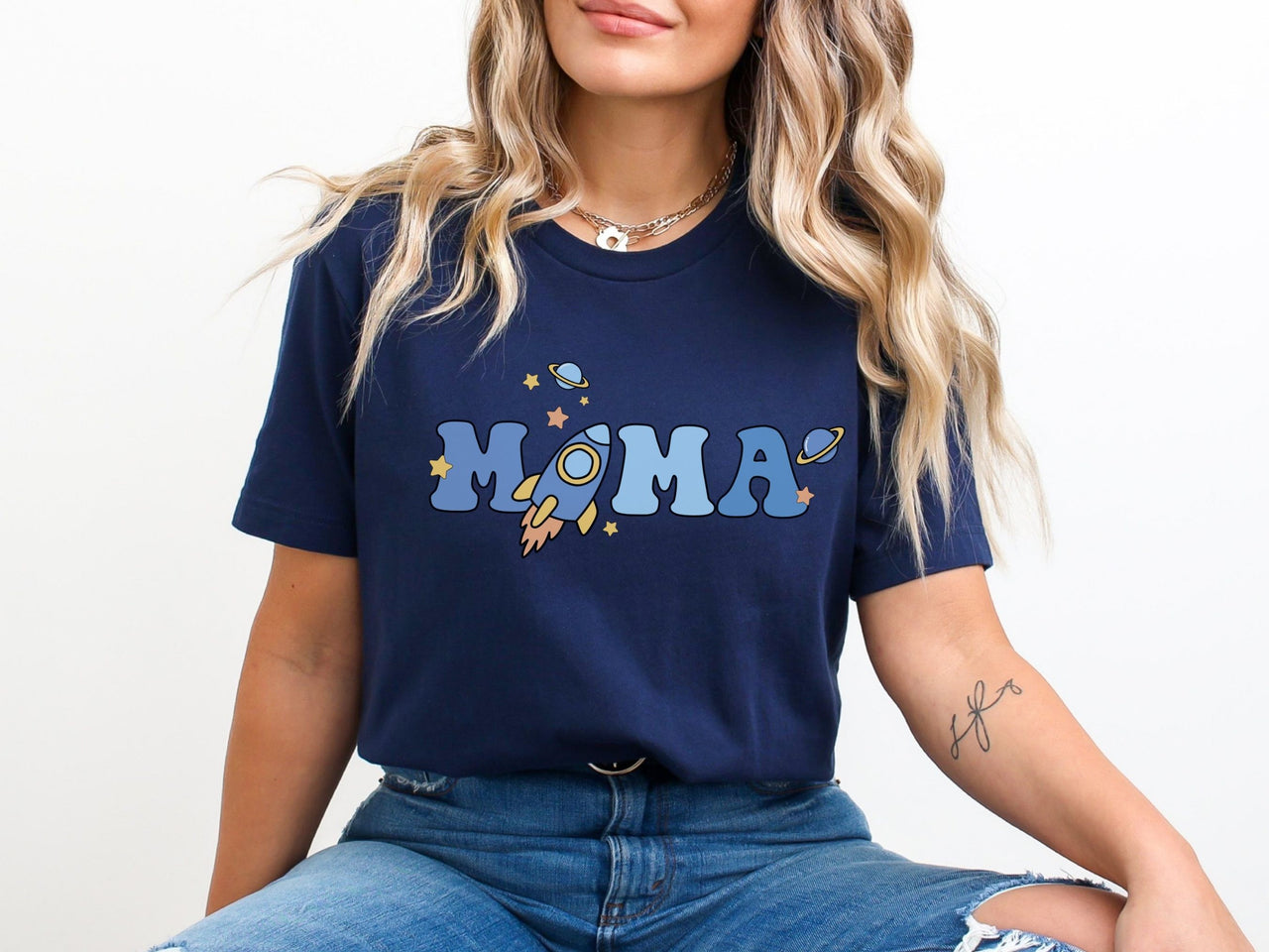 Rocket Ship - Space Themed 1st Birthday Shirts