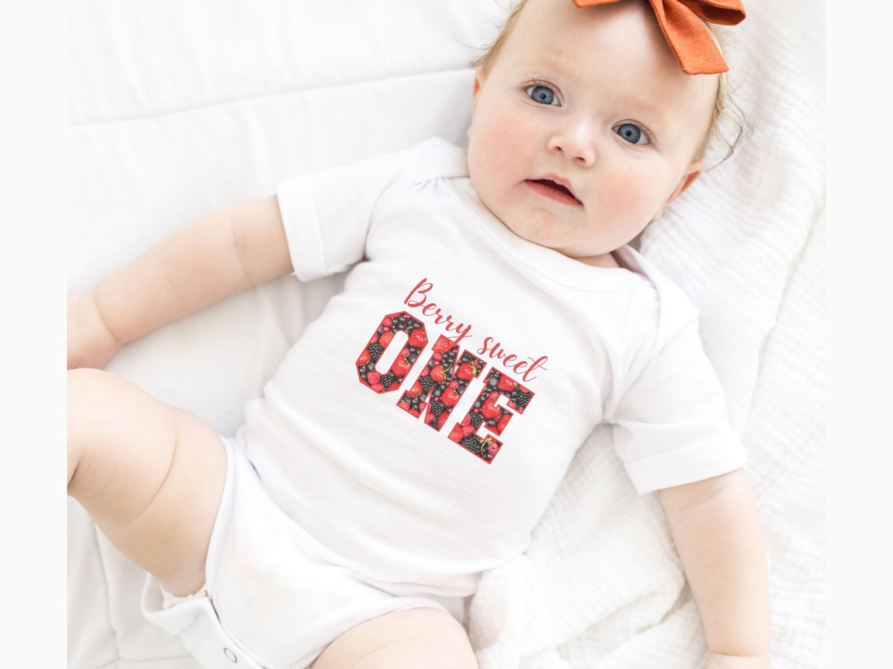 Family Matching Mixed Berry First Birthday Tshirts