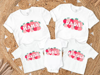 Berry First Birthday - Bunched Up Stawberries Tee