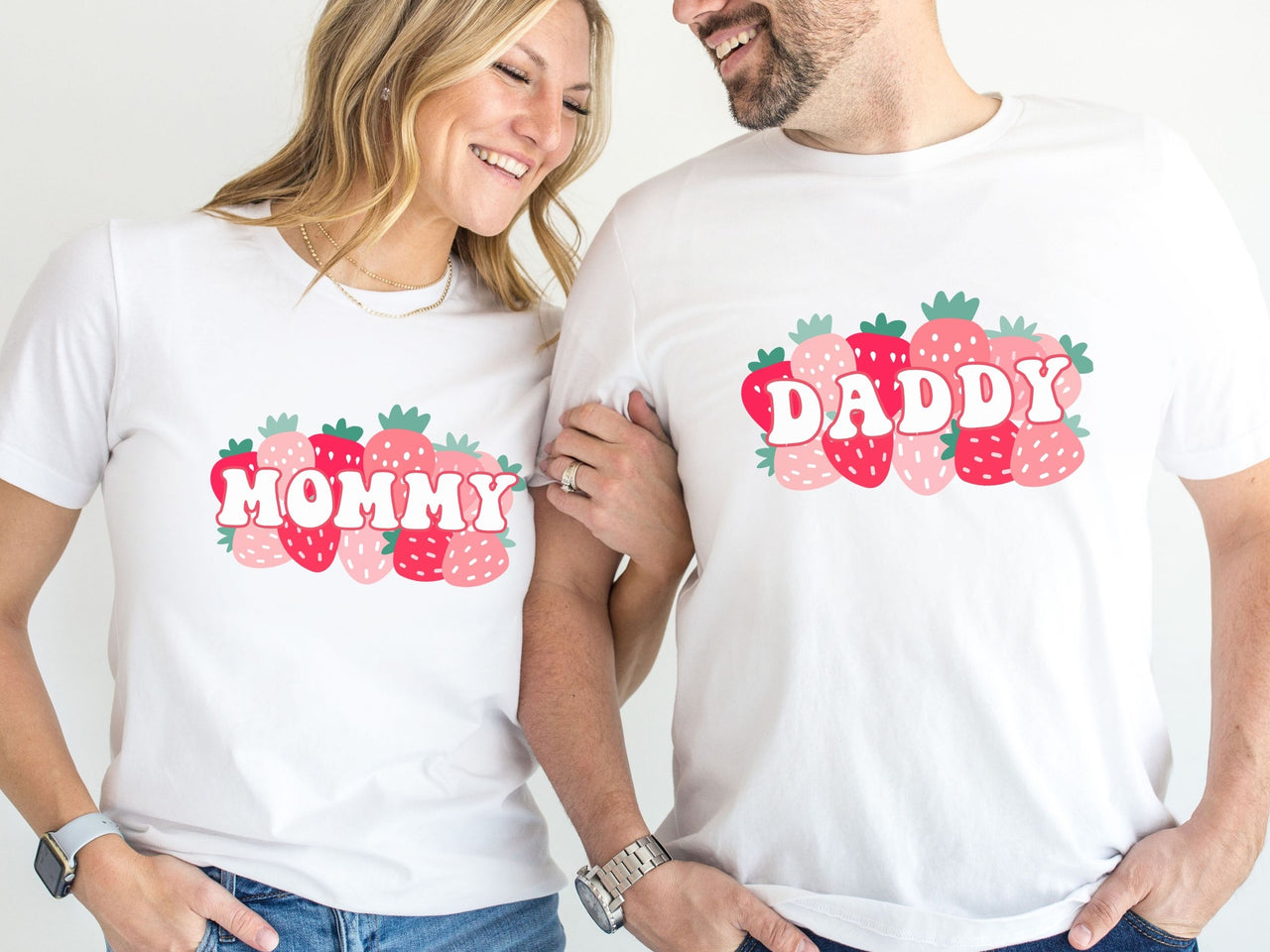 Berry First Birthday - Bunched Up Stawberries Tee