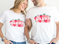 Berry First Birthday - Bunched Up Stawberries Tee
