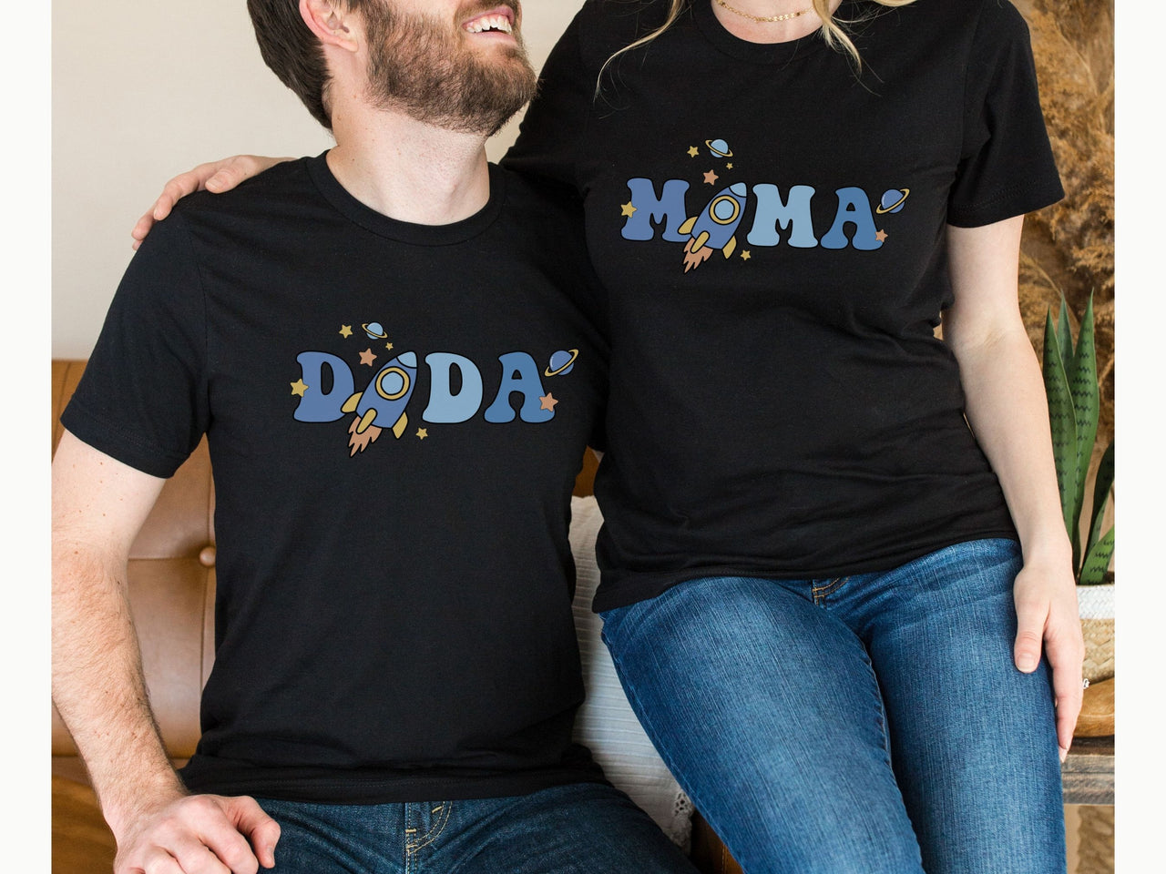 Rocket Ship - Space Themed 1st Birthday Shirts