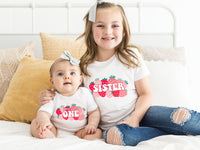 Berry First Birthday - Bunched Up Stawberries Tee