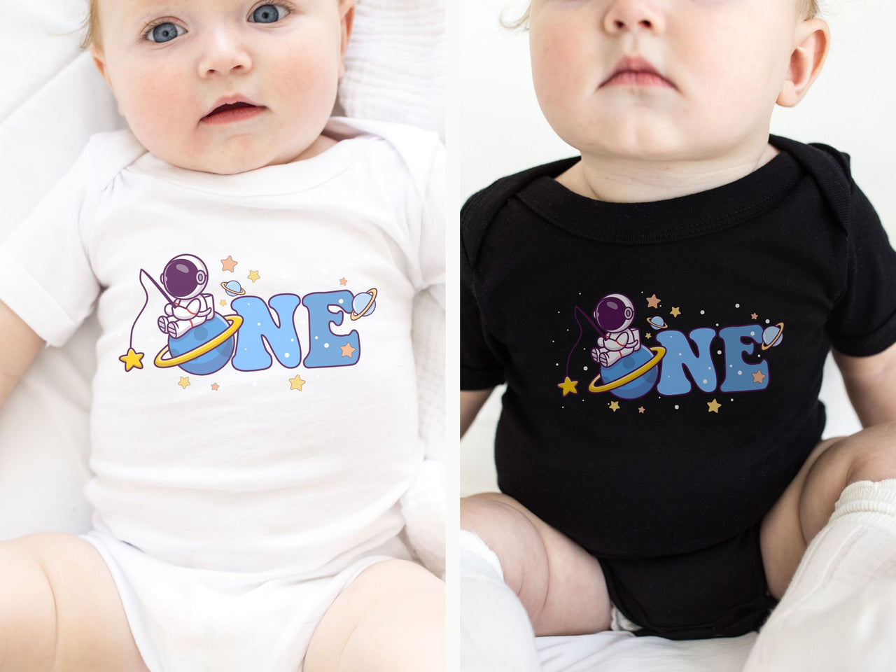 Astronaut Fishing - Pocket Design - Mama Dada Matching Shirts