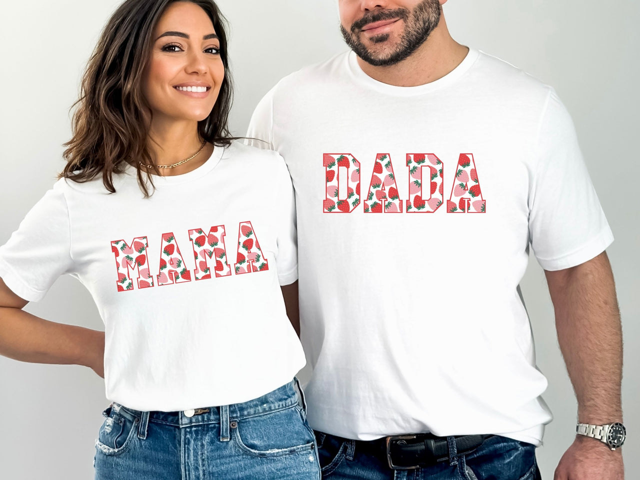 Berry First Birthday - Strawberry Theme Family Tees