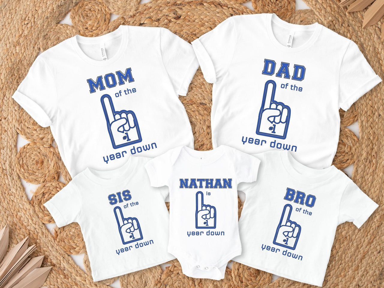 Personalized #1 Fan Birthday Shirt – One Year Down Game Day Tee