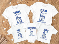 Personalized #1 Fan Birthday Shirt – One Year Down Game Day Tee