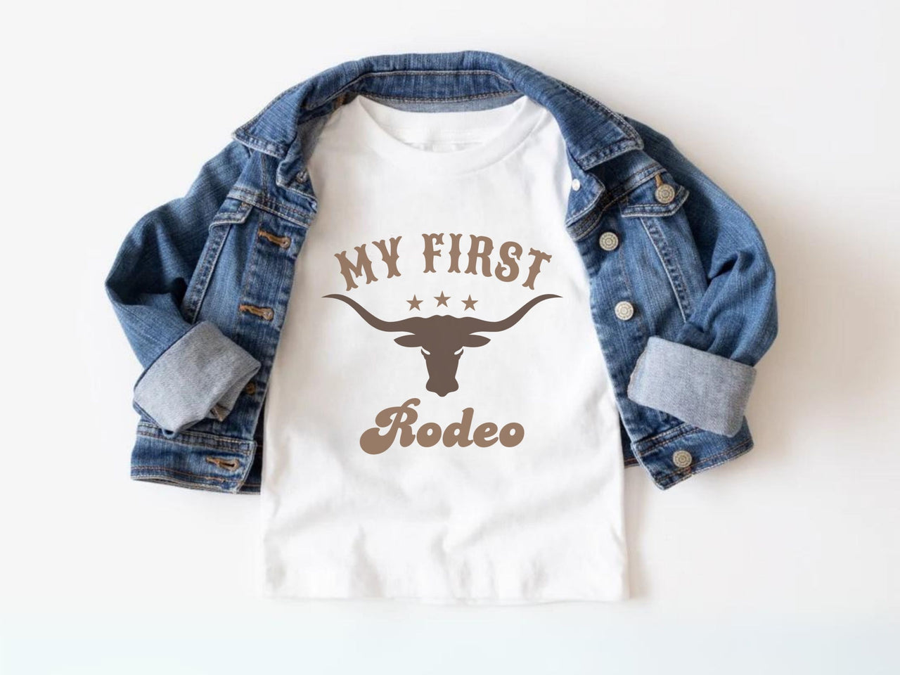 My First Rodeo Pocket Design - Matching Mama Dada Shirts