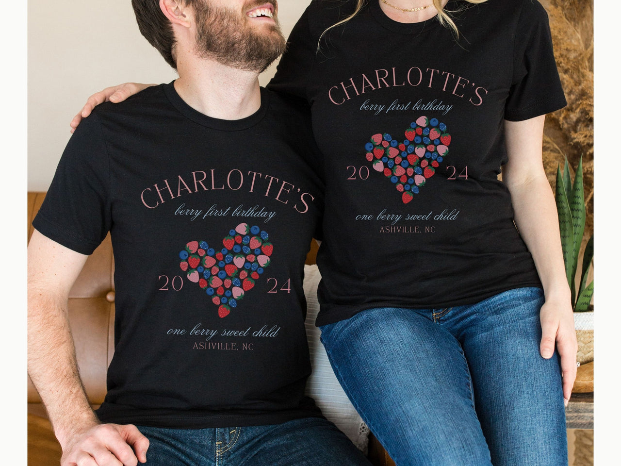 Personalized Mixed Berries Heart - Berry First One Tee