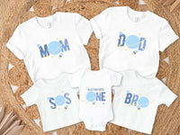 Space Theme - Saturn 1st Birthday Shirt