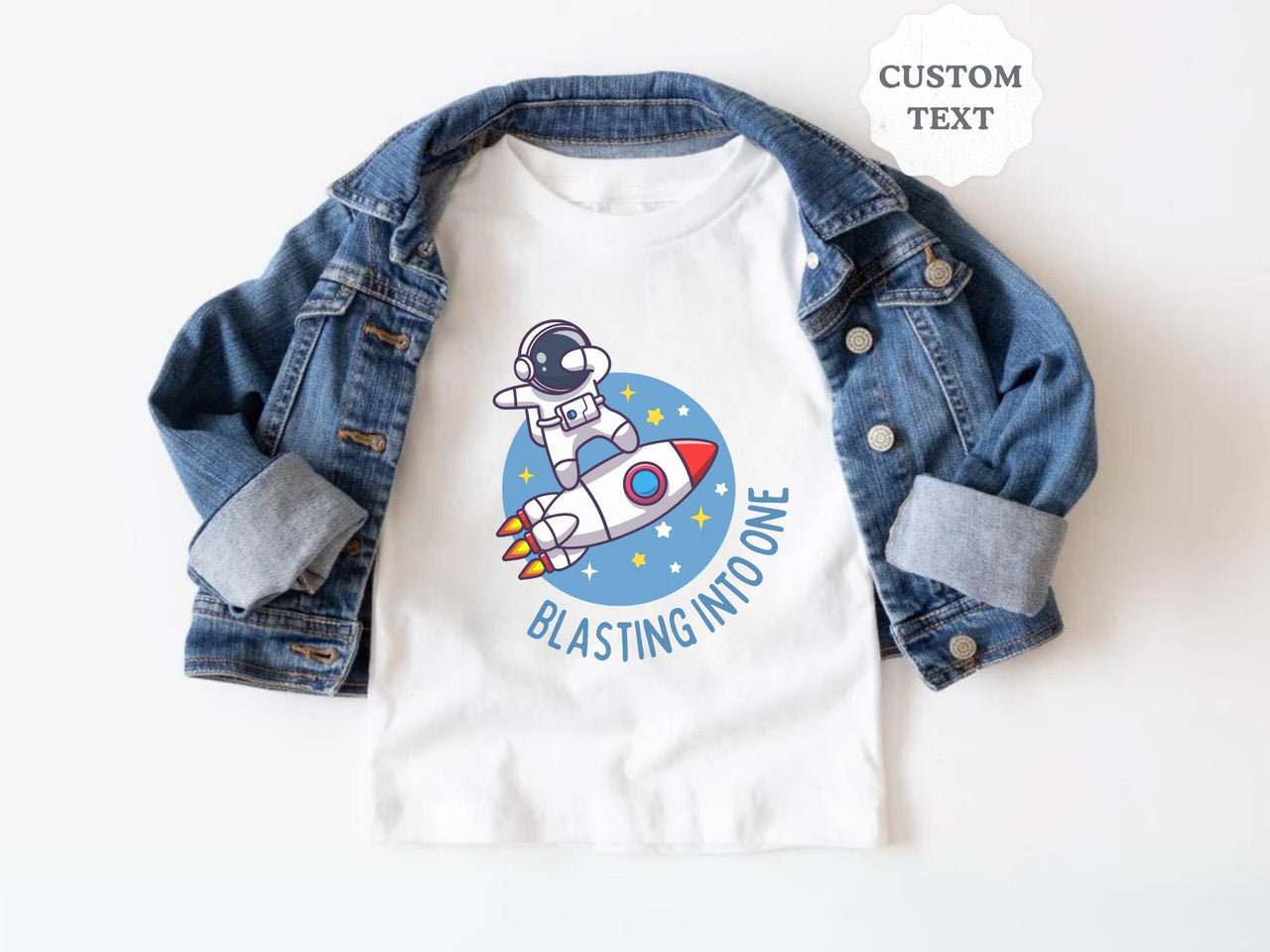 Blasting Into One - Astronaut Dabbing on Rocket Ship Tee