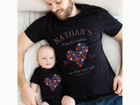 Personalized Mixed Berries Heart - Berry First One Tee