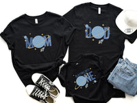 Space Theme - Saturn 1st Birthday Shirt