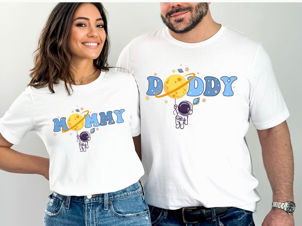 Hanging Astronaut - First Trip Around The Sun Birthday Shirt