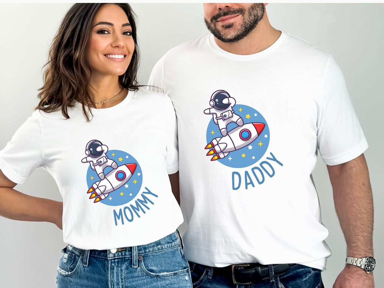 Blasting Into One - Astronaut Dabbing on Rocket Ship Tee