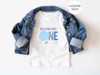Space Theme - Saturn 1st Birthday Shirt