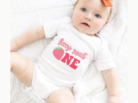 Strawberry Pocket Design Matching Mom Dad Shirts