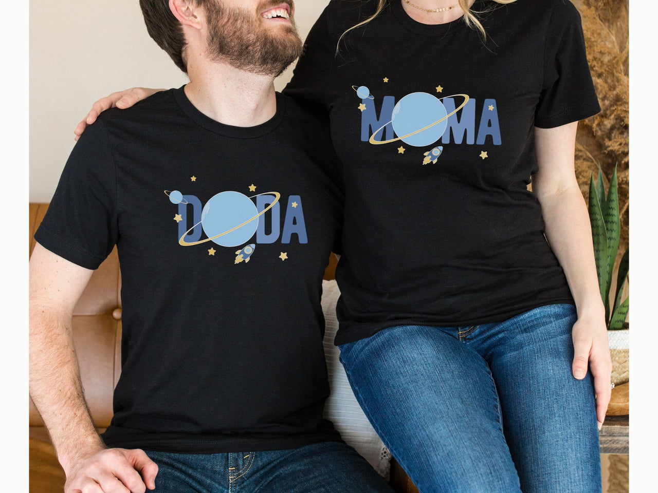 Space Theme - Saturn 1st Birthday Shirt