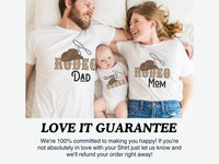 Personalized Cowboy Hat with Lasso - 1st Rodeo Birthday Shirt