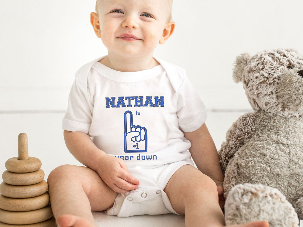Personalized #1 Fan Birthday Shirt – One Year Down Game Day Tee