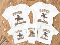 Personalized Cowboy Tee - My First Rodeo Birthday