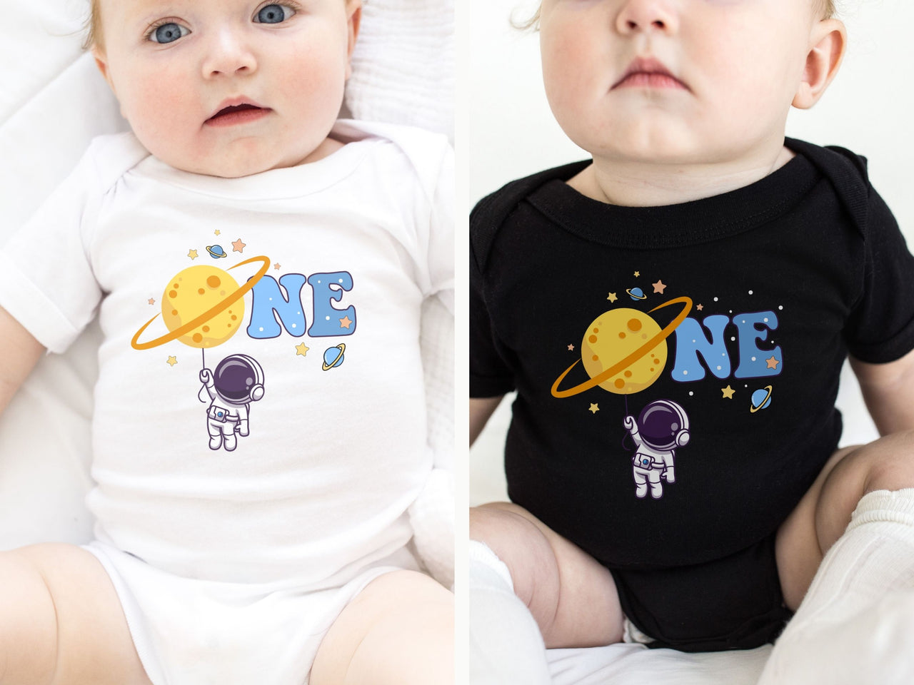 Hanging Astronaut - First Trip Around The Sun Birthday Shirt