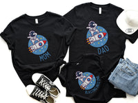 Blasting Into One - Astronaut Dabbing on Rocket Ship Tee