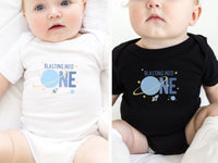Space Theme - Saturn 1st Birthday Shirt