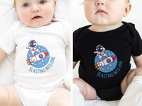 Blasting Into One - Astronaut Dabbing on Rocket Ship Tee