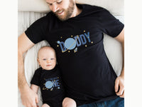 Space Theme - Saturn 1st Birthday Shirt