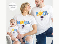 Hanging Astronaut - First Trip Around The Sun Birthday Shirt