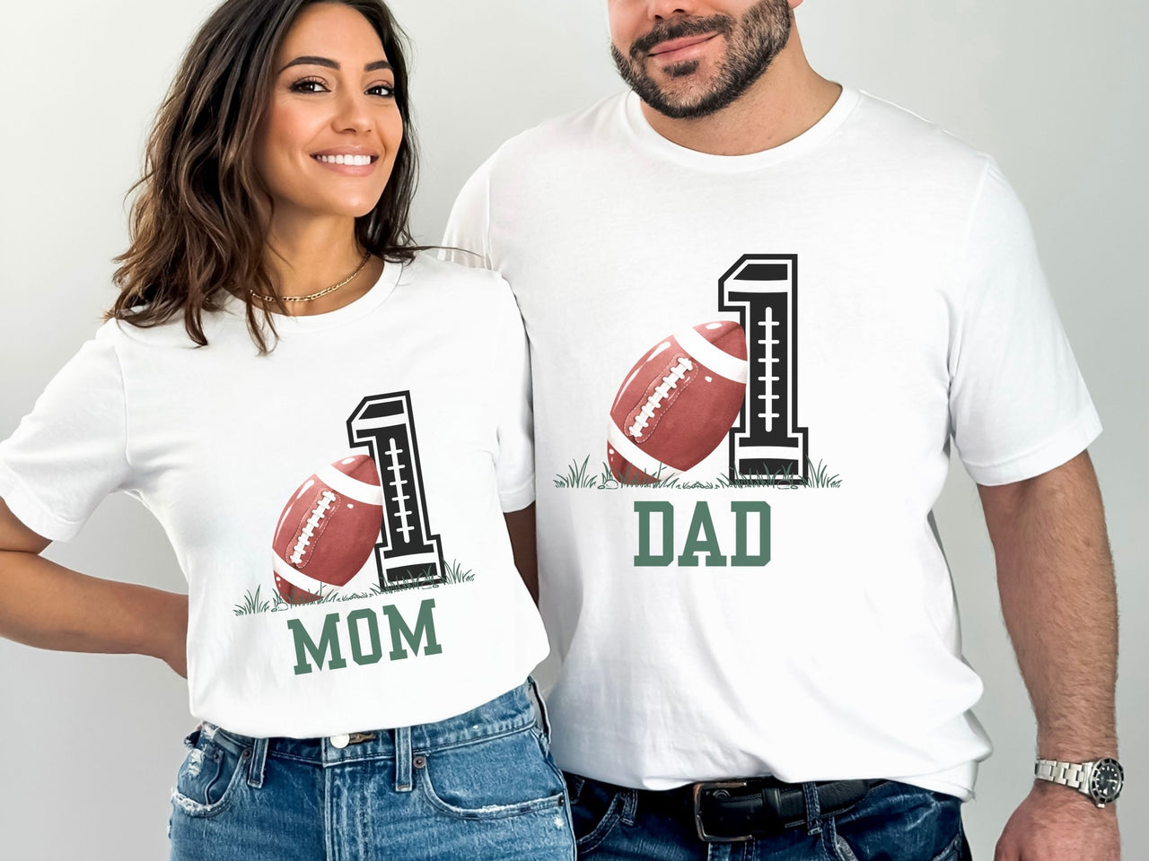 Personalized Football 1st Birthday Shirt