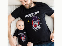 Astronaut Chilling - Houston We Have a One Year Old Theme