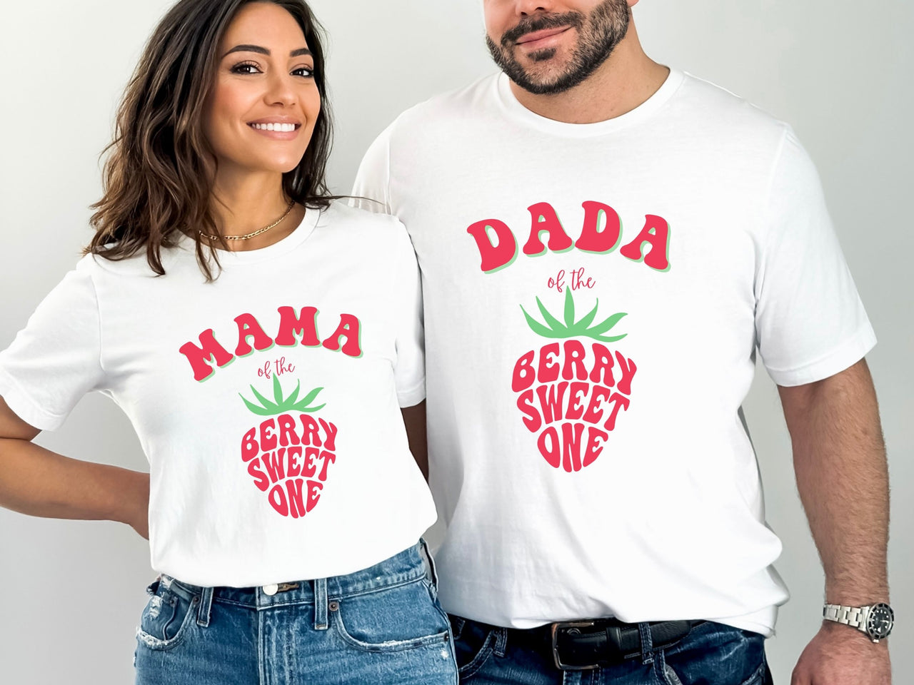 Berry Sweet One - Strawberry Theme Birthday Shirt