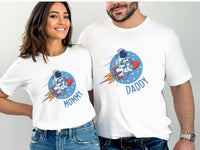 Astronaut Riding Space Ship - Blasting Into One Shirt
