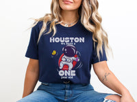 Astronaut Chilling - Houston We Have a One Year Old Theme