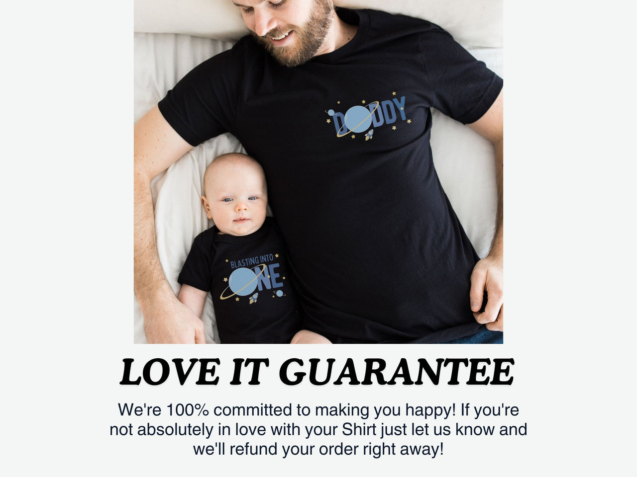 Planet Pocket Design – Space 1st Birthday Tee