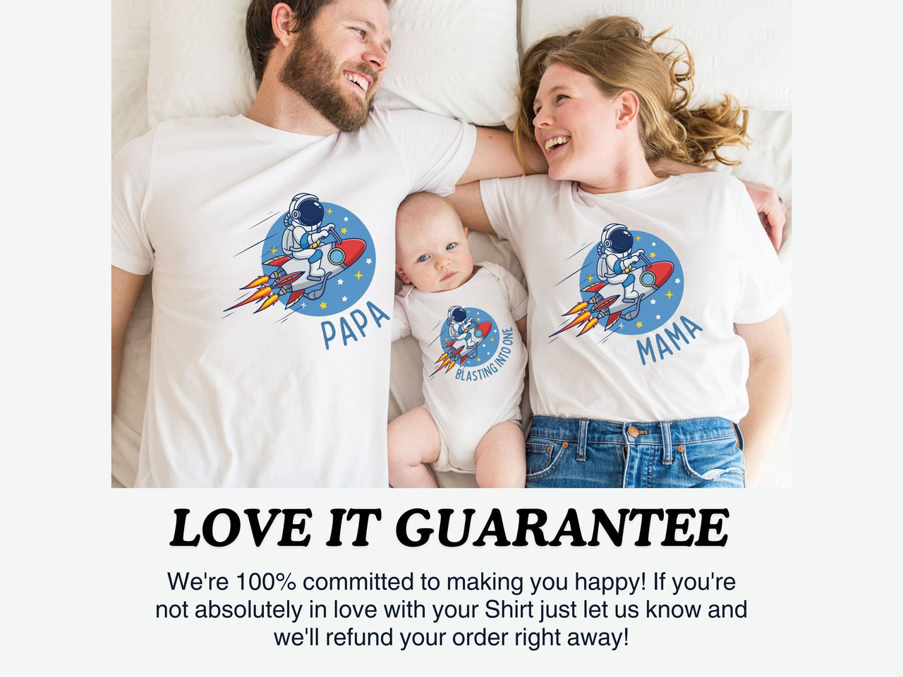 Astronaut Riding Space Ship - Blasting Into One Shirt