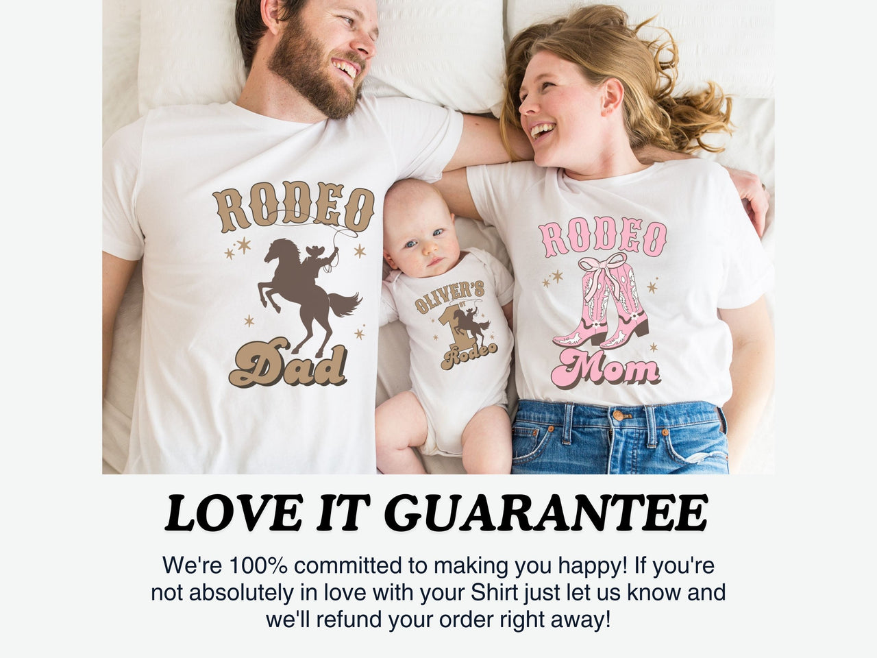 Personalized Cowboy & Cowgirl - My First Rodeo Shirts