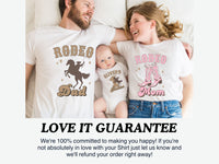 Personalized Cowboy & Cowgirl - My First Rodeo Shirts