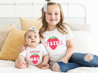 Berry 1st Birthday Tee - Family Matching Strawberry Shirts